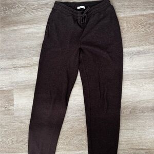 TNA Brown Waffle Jogger Pants